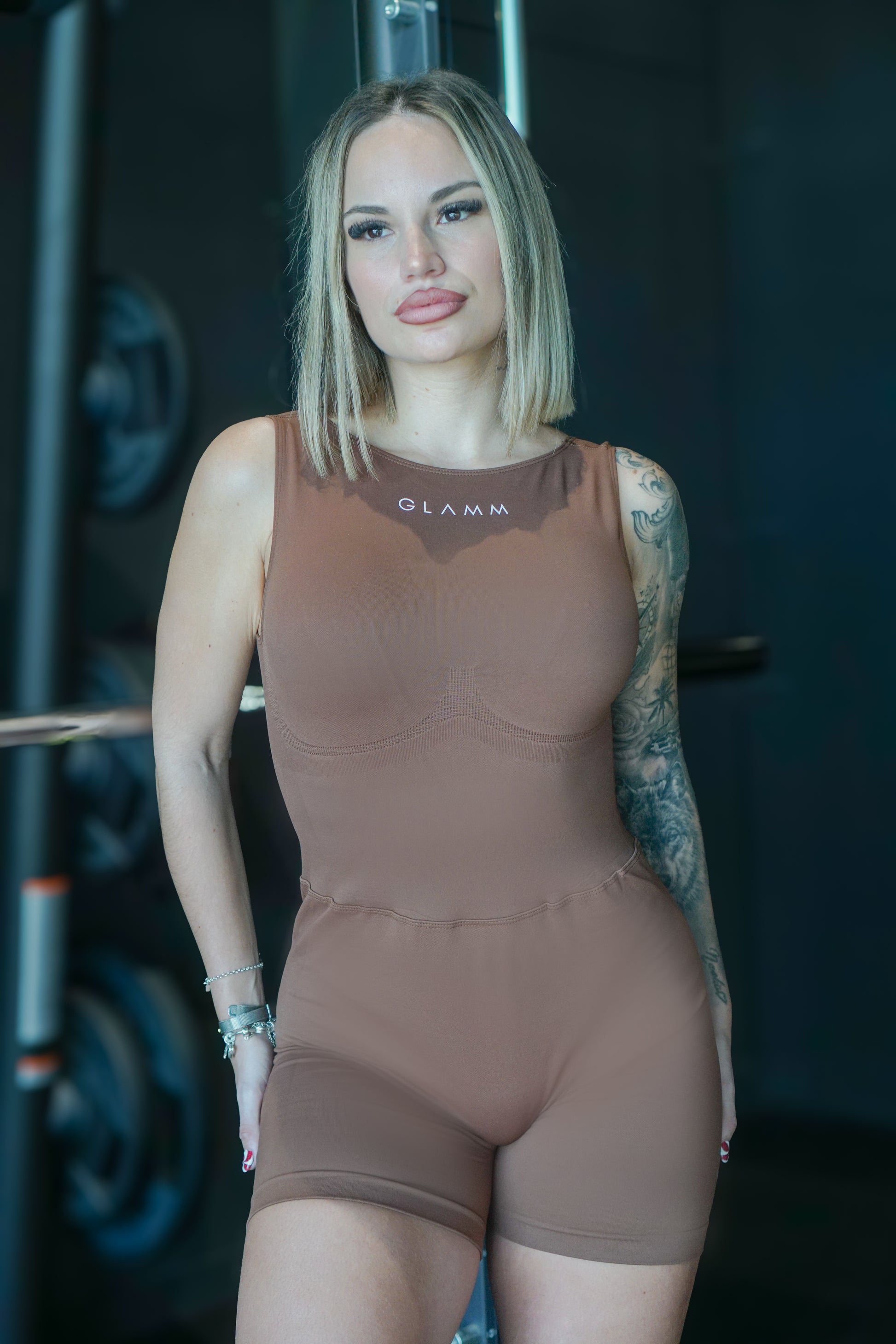 NUDE BODYSUIT - MARRON