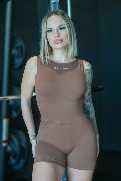 NUDE BODYSUIT - MARRON