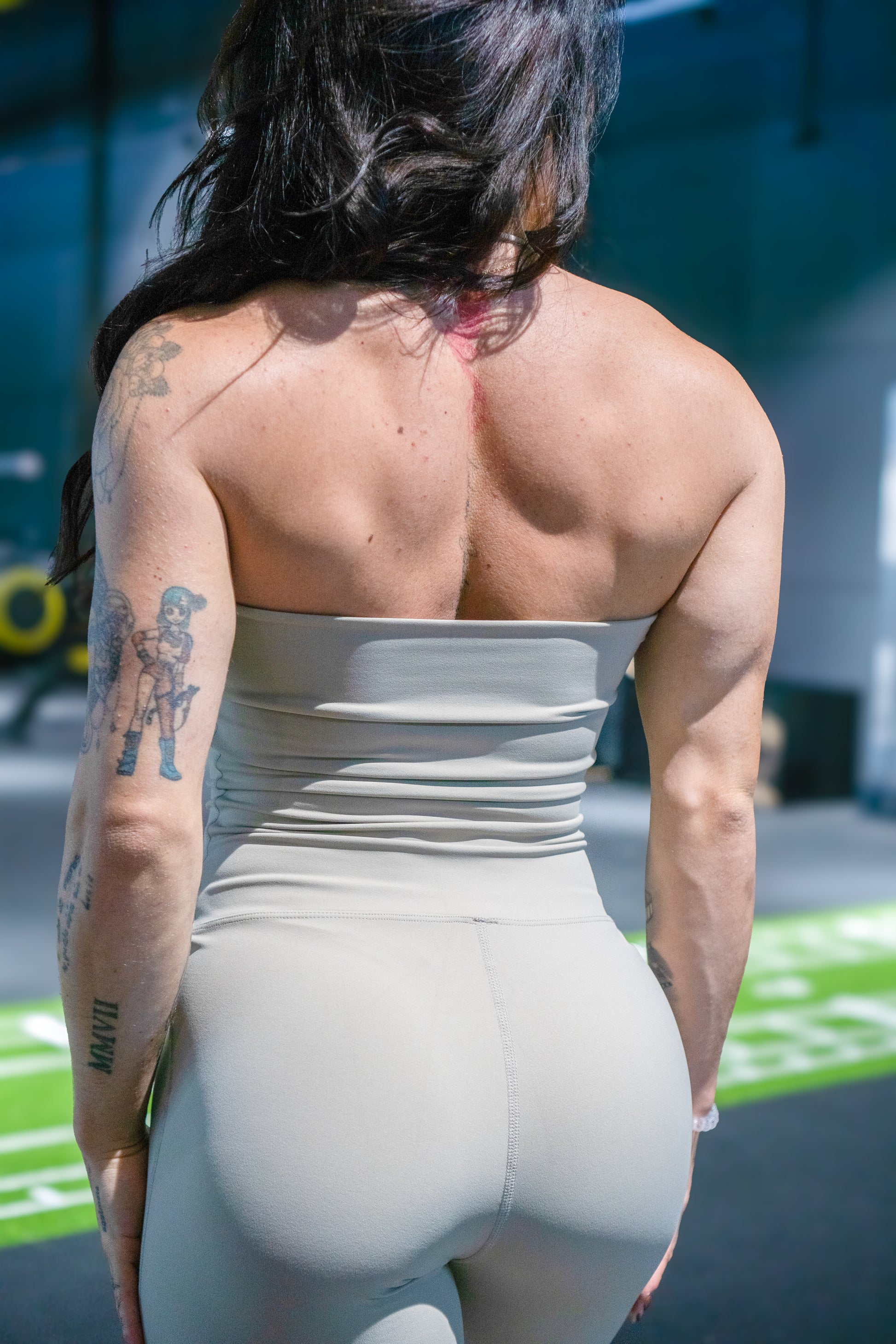 NUDE JUMPSUIT - BEIGE