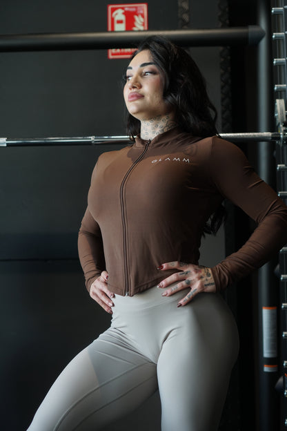 CAROIGC JACKET - MARRÓN