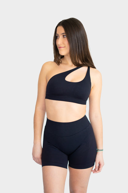 BLUSH TOP - BLACK