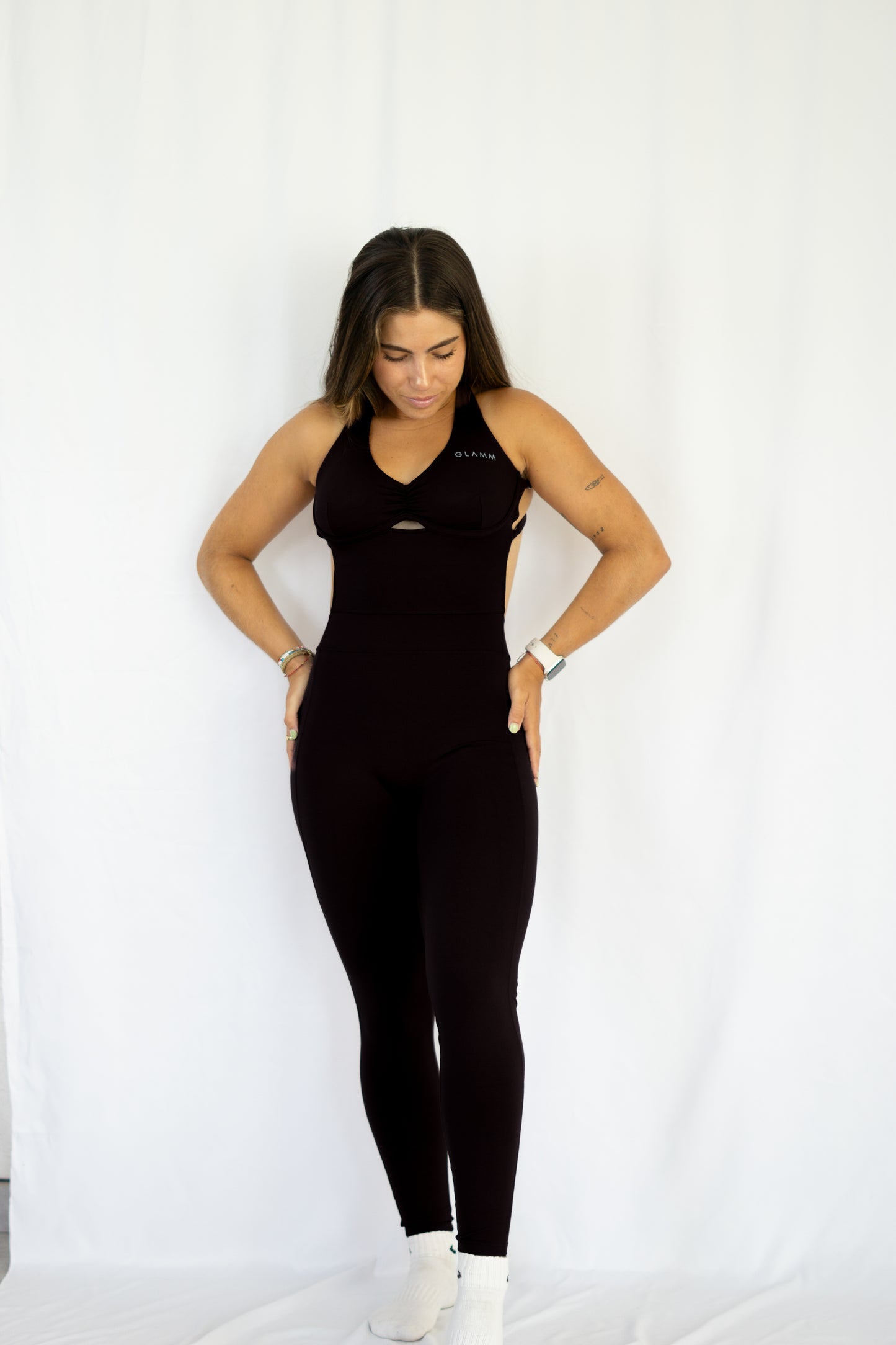 SCULPTED 2.0 JUMPSUIT - NEGRO