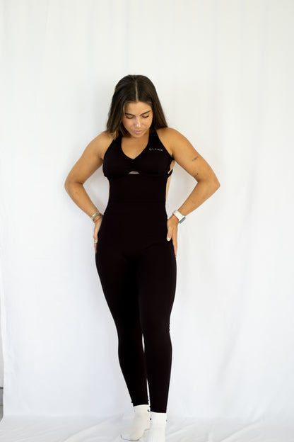SCULPTED 2.0 JUMPSUIT - NEGRO