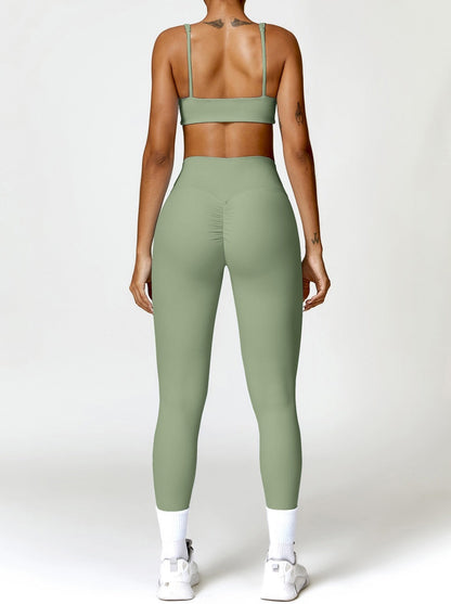 PEACH BRA - GREEN