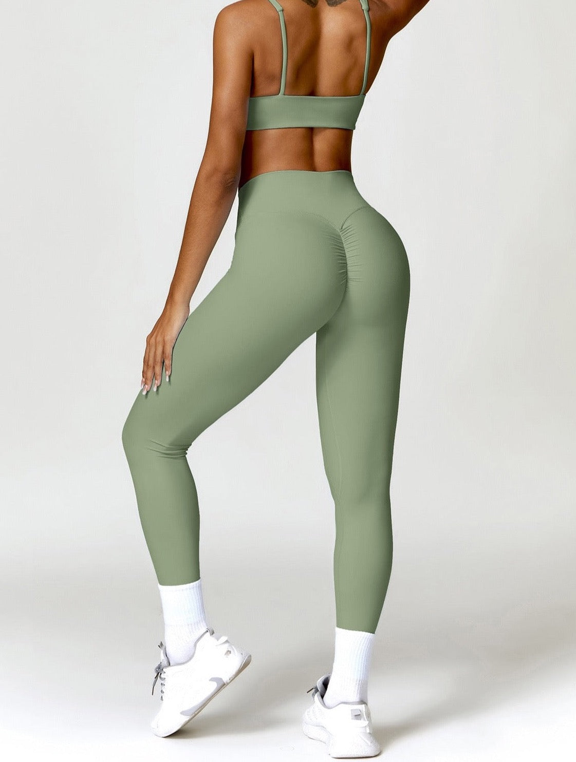 PEACH LEGGING -  GLAMM ACTIVEWEAR