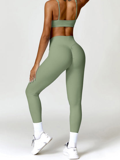 PEACH LEGGING -  GLAMM ACTIVEWEAR