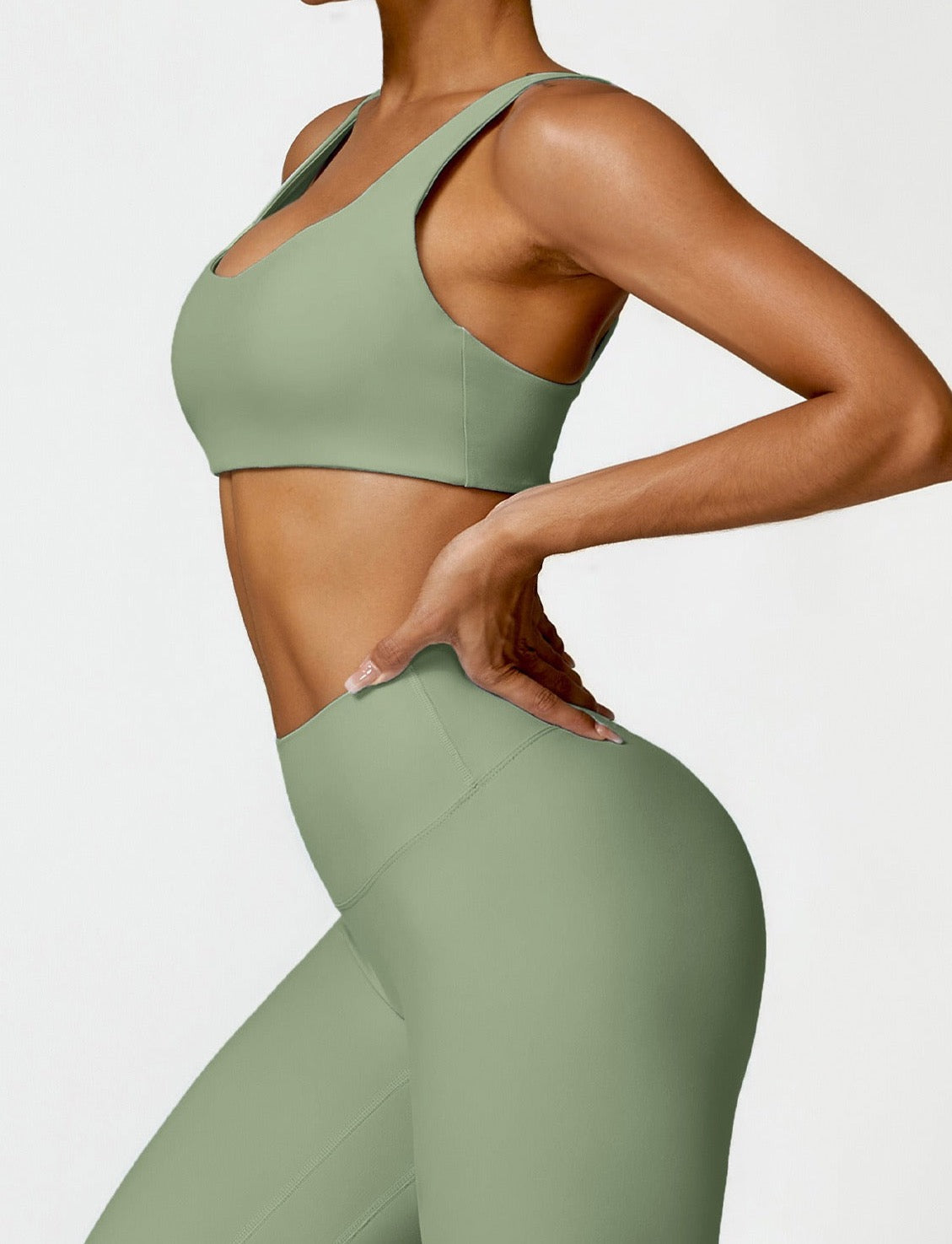 PEACH LEGGING -  GLAMM ACTIVEWEAR